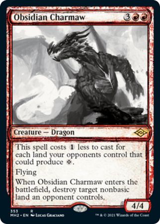 SKETCH Obsidian Charmaw 353 - Showcase MH2 Modern Horizons 2