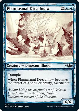 SKETCH Phantasmal Dreadmaw 339 - Showcase MH2 Modern Horizons 2