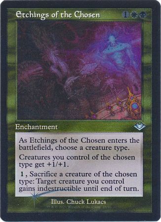 Etchings of the Chosen 525 - Showcase / Retro Frame