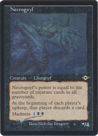 Necrogoyf 398 - Showcase / Retro Frame