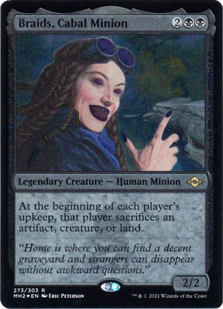 ETCHED FOIL  Braids, Cabal Minion 273 - Etched Foil MH2 Modern Horizons 2