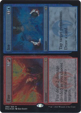 ETCHED FOIL  Fire // Ice 290 - Etched Foil MH2 Modern Horizons 2