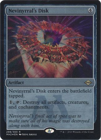 ETCHED FOIL  Nevinyrral's Disk 298 - Etched Foil MH2 Modern Horizons 2