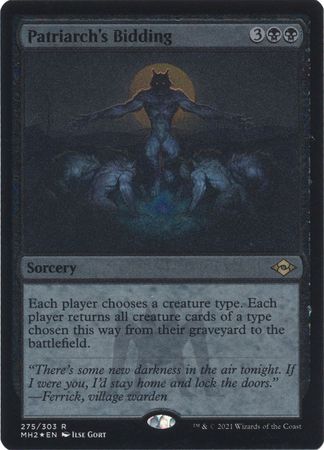 ETCHED FOIL  Patriarch's Bidding 275 - Etched Foil MH2 Modern Horizons 2