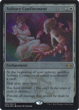 ETCHED FOIL  Solitary Confinement 265 - Etched Foil MH2 Modern Horizons 2