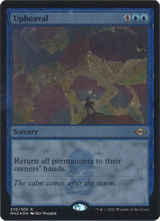 ETCHED FOIL  Upheaval 270 - Etched Foil MH2 Modern Horizons 2