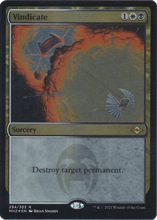 ETCHED FOIL  Vindicate 294 - Etched Foil MH2 Modern Horizons 2