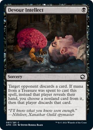 FOIL Devour Intellect 097/281 - Adventures in the Forgotten Realm
