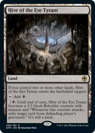 FOIL Hive of the Eye Tyrant 258/281 - Adventures in the Forgotten Realm