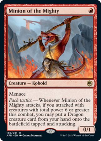 FOIL Minion of the Mighty 156/281 - Adventures in the Forgotten Realm