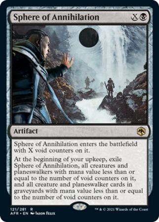 FOIL Sphere of Annihilation 121/281 - Adventures in the Forgotten Realm