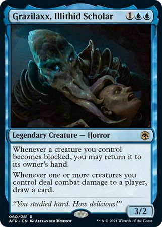 FOIL Grazilaxx, Illithid Scholar 060/281 - Adventures in the Forgotten Realm