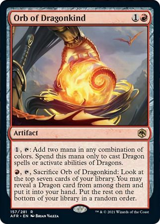 FOIL Orb of Dragonkind 157/281 - Adventures in the Forgotten Realm