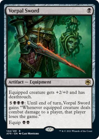 FOIL Vorpal Sword 124/281 - Adventures in the Forgotten Realm