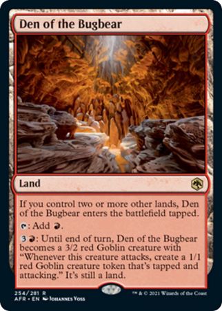 FOIL Den of the Bugbear 254/281 - Adventures in the Forgotten Realm