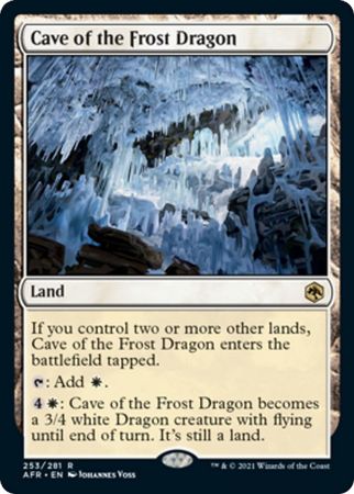 FOIL Cave of the Frost Dragon 253/281 - Adventures in the Forgotten Realm