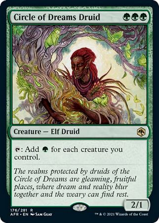FOIL Circle of Dreams Druid 176/281 - Adventures in the Forgotten Realm