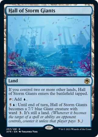 FOIL Hall of Storm Giants 257/281 - Adventures in the Forgotten Realm