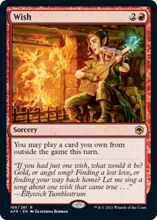 FOIL Wish 166/281 - Adventures in the Forgotten Realm