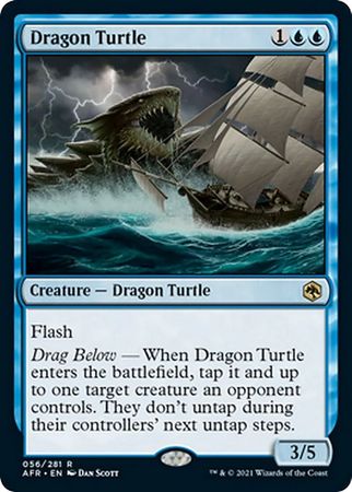 FOIL Dragon Turtle 056/281 - Adventures in the Forgotten Realm