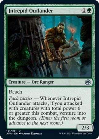 FOIL Intrepid Outlander 191/281 - Adventures in the Forgotten Realm