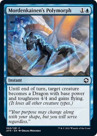 FOIL Mordenkainen's Polymorph 065/281 - Adventures in the Forgotten Realm