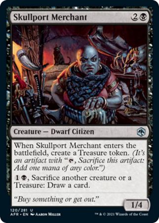 FOIL Skullport Merchant 120/281 - Adventures in the Forgotten Realm