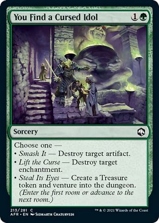 FOIL You Find a Cursed Idol 213/281 - Adventures in the Forgotten Realm
