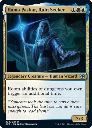 FOIL Hama Pashar, Ruin Seeker 224/281 - Adventures in the Forgotten Realm