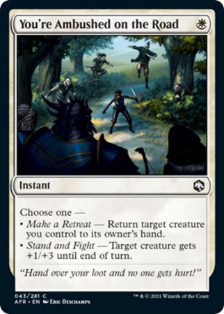 FOIL You're Ambushed on the Road 043/281 - Adventures in the Forgotten Realm