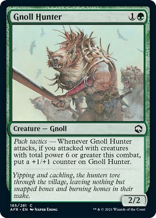 FOIL Gnoll Hunter 185/281 - Adventures in the Forgotten Realm