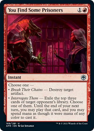 FOIL You Find Some Prisoners 169/281 - Adventures in the Forgotten Realm