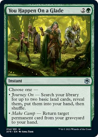 FOIL You Happen On a Glade 214/281 - Adventures in the Forgotten Realm