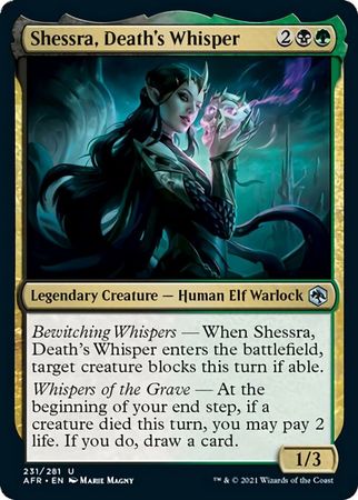 FOIL Shessra, Death's Whisper 231/281 - Adventures in the Forgotten Realm