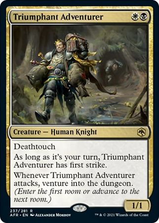 FOIL Triumphant Adventurer 237/281 - Adventures in the Forgotten Realm
