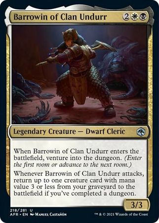 FOIL Barrowin of Clan Undurr 218/281 - Adventures in the Forgotten Realm