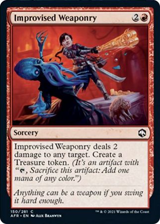 FOIL Improvised Weaponry 150/281 - Adventures in the Forgotten Realm