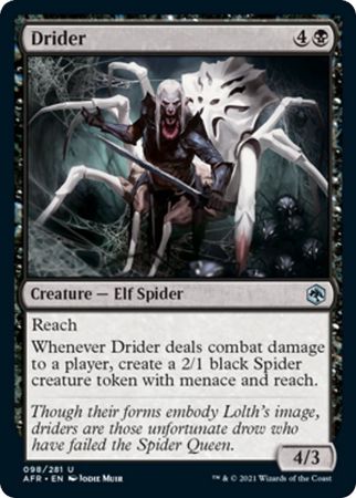FOIL Drider 098/281 - Adventures in the Forgotten Realm