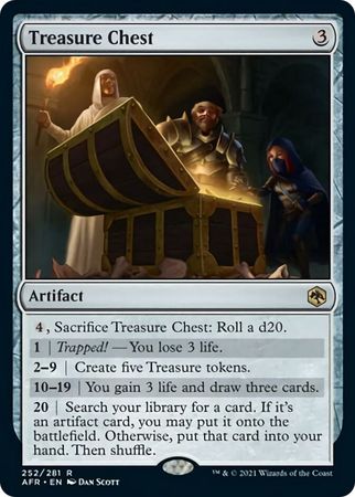 FOIL Treasure Chest 252/281 - Adventures in the Forgotten Realm