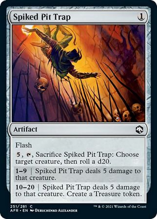 FOIL Spiked Pit Trap 251/281 - Adventures in the Forgotten Realm