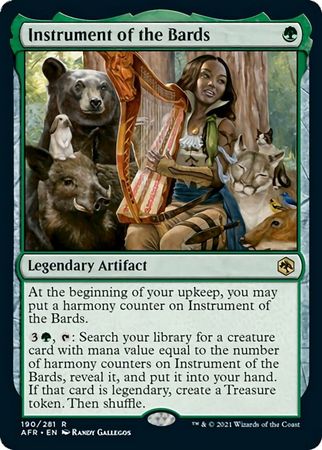 FOIL Instrument of the Bards 190/281 - Adventures in the Forgotten Realm