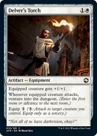 FOIL Delver's Torch 010/281 - Adventures in the Forgotten Realm