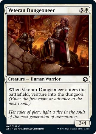 FOIL Veteran Dungeoneer 040/281 - Adventures in the Forgotten Realm