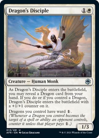 FOIL Dragon's Disciple 013/281 - Adventures in the Forgotten Realm