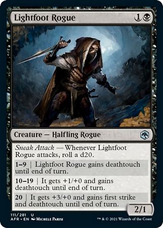 FOIL Lightfoot Rogue 111/281 - Adventures in the Forgotten Realm