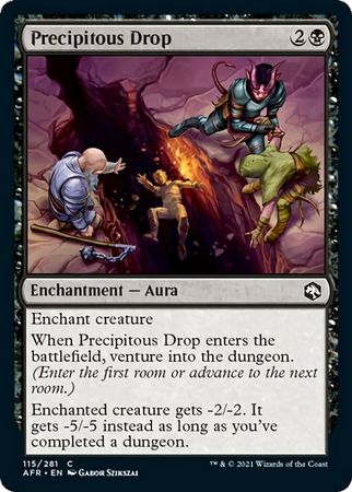 FOIL Precipitous Drop 115/281 - Adventures in the Forgotten Realm