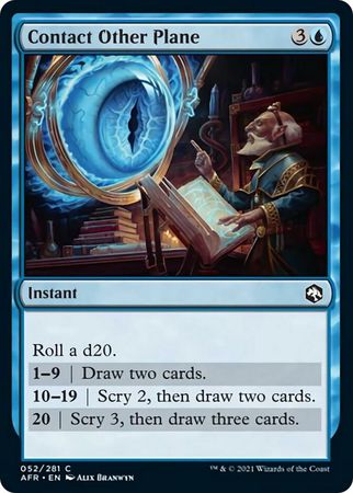 FOIL Contact Other Plane 052/281 - Adventures in the Forgotten Realm