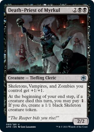 FOIL Death-Priest of Myrkul 095/281 - Adventures in the Forgotten Realm