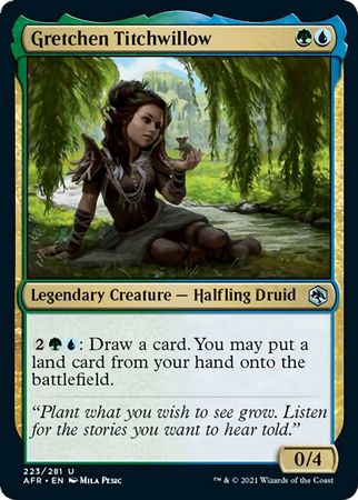 FOIL Gretchen Titchwillow 223/281 - Adventures in the Forgotten Realm