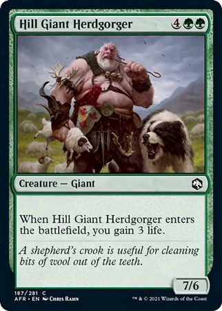 FOIL Hill Giant Herdgorger 187/281 - Adventures in the Forgotten Realm